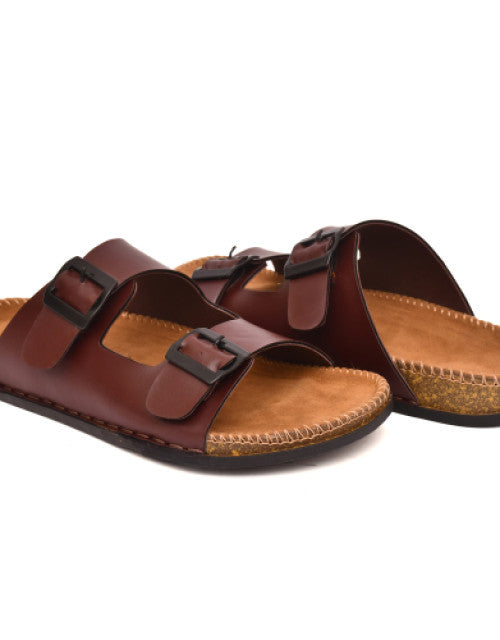 Brown Men's Floater Sandals